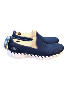 Skechers GO WALK Smart 2 Celyn Slip-On Sneakers - Navy Blue - Women's Size 8.5